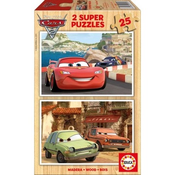 Puzzle Cars 2 Auta 2x 25 el Disney 14935 Sklep