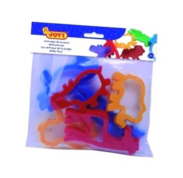 FOREMKI DO CIASTOLINY ZWIERZĘTA ŚWIATA 6 szt.