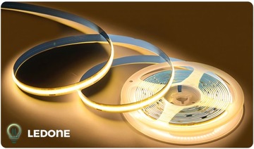 Taśma LED COB 480 diod na metr 12V Neon Ciepły 1 metr - linia LED