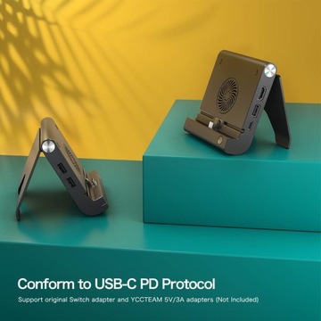 Switch Docking Station, YCCTEAM Dual USB