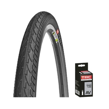 Opona rowerowa 20 i dętka wentyl samochodowy 20 x 1.75 47-406 zestaw