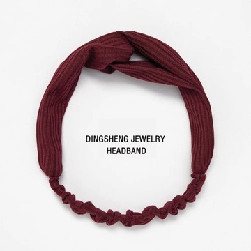 2023 Women Knitted Cross Hair Bands Wash Head