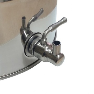 Кран шаровой KRANIK из нержавеющей стали KRAN 1/2 дюйма, резьба 1/2 дюйма, сталь INOX для кувшина