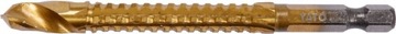 WIERTŁO FREZUJĄCE DO METALU 8,0MM HSS-TiN HEX Yato