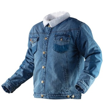 Kurtka Jeansowa Ocieplana Denim, Rozmiar M