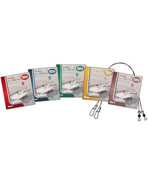 MISTRALL PRZYPON 1X7 WIRE LEADERS 20CM 7KG GREEN