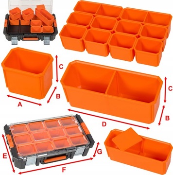 Модульный ящик для инструментов на колесах TACTIX SET