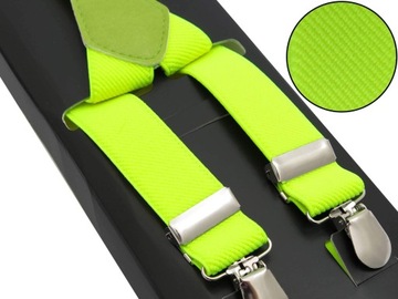 Neonowe szelki do spodni Unisex X9