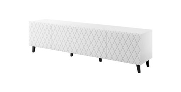 Szafka RTV ASTI biała 200 cm- Cama Meble