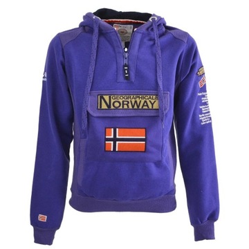 Geographical Norway Sweatshirt Gymclass Hoodie Viola Man