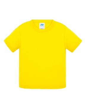 T-SHIRT DZIECIĘCY KOSZULKA JHK ŻÓŁTA GŁADKA 0+