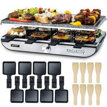 2w1 Elektryczny grill Kontaktowy Yoer 1400W +Termostat +PŁYTA GRANITOWA