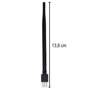 СЕТЕВАЯ КАРТА WIFI USB АДАПТЕР WI-FI + АНТЕННА PL