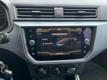 Seat Arona Crossover 1.0 EcoTSI 95KM 2018 Seat Arona 1.0 benzyna 95 KM czarny dach zarej w PL zadbany zamiana, zdjęcie 12