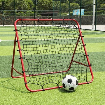 REBOUNDER PIŁKA NOŻNA 100 x 100 x 70 BRAMKA TRENINGOWA TRENAŻER SIATKA RAMA