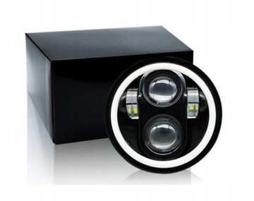 REFLEKTOR LAMPA PRZÓD MOTOCYKLOWA H4 LED 5.75in