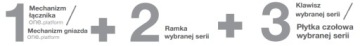 Berker Q.x Клавиши жалюзи с стрелками, белые, 16256089