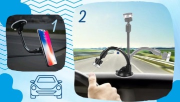 АВТОДЕРЖАТЕЛЬ ДЛЯ ТЕЛЕФОНА СИЛЬНЫЙ МАГНИТНЫЙ, ПРОЧНЫЙ, УДОБНЫЙ