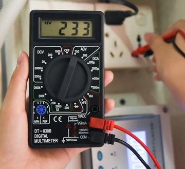 Цифровой универсальный измерительный прибор DT 830B, мультиметр с ЖК-дисплеем