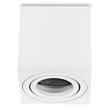 Oprawa Natynkowa GU10 kwadratowa Halogenowa Tuba Spot LED SuperLED