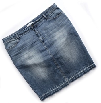 JAKE*S 42/44 JEANSOWA SPÓDNICA PROSTA PRZED KOLANO