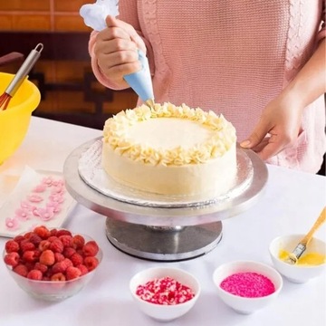 НАБОР БОЛЬШИХ КОНДИТЕРСКИХ ТАБЛЕТ 24х ДЛЯ ТОРТОВ И УКРАШЕНИЯ ТОРТОВ + ПЕРЕХОДНИК