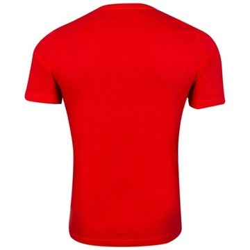 PUMA KOSZULKA MĘSKA T-SHIRT ESS LOGO TEE RED r.XL