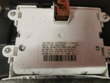 CITROEN DS5 PEUGEOT 508 12R DISPLEJ 9678565980