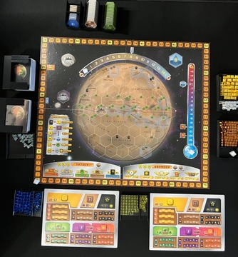 Вставка для органайзера игры Terraformation of Mars