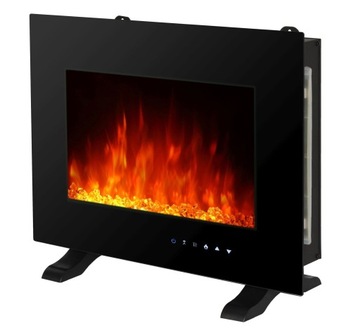KOMINEK ELEKTRYCZNY ŚCIENNY/STOJĄCY LED 2000W 12KOLORÓW EL FUEGO AARAU II !