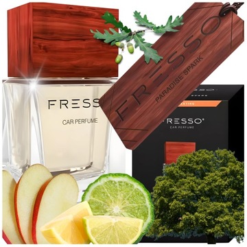 Fresso Paradise Spark 50ml Perfumy Samochodowe + Zawieszka Zapachowa Auta