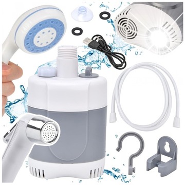 БЕСПРОВОДНОЙ ТУРИСТИЧЕСКИЙ ДУШ С АККУМУЛЯТОРОМ, КЕМПИНГОВЫЙ НАСОС