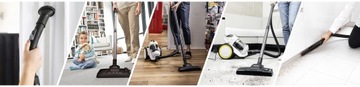 ДОМАШНИЙ ЦИКЛОННЫЙ ПЫЛЕСОС KARCHER VC3 ДОМАШНИЙ НАБОР