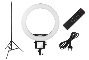 Lampa RING LED 70W zmiana barwy i mocy +statyw
