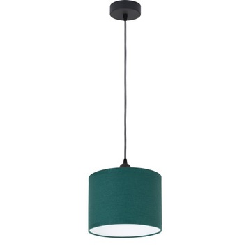 LAMPA WISZĄCA SUFITOWA MINI ABAŻUR TKANINA LED