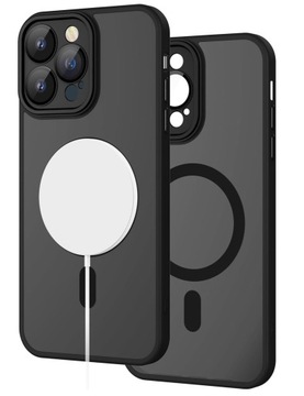 ЧЕХОЛ ДЛЯ IPHONE 15 PRO УСИЛЕННЫЙ МАТ ЧЕРНЫЙ БРОНИРОВАННАЯ ЗАЩИТА КАМЕРЫ