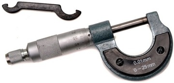 MIKROMETR MIKROMIERZ ANALOGOWY NONIUSZOWY 0-25mm ETUI