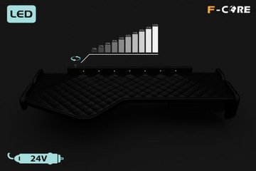 Полка TIR RENAULT MAGNUM INTEGRAL 97-01 кожаная светодиодная