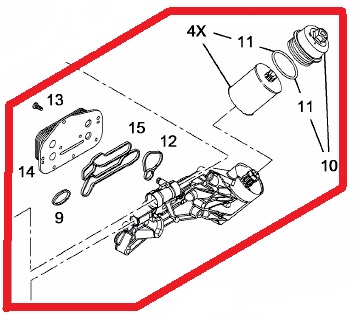 МАСЛЯНЫЙ ФИЛЬТР РАДИАТОР ОСНОВАНИЕ ФИЛЬТРА ASTRA ZAFIRA