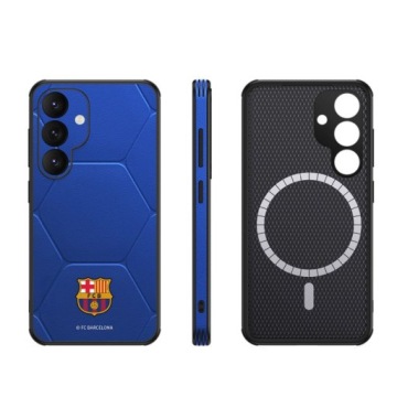 Pouzdro Samsung S24 Fc Barcelona Kožené Magnetické Magsafe Se
