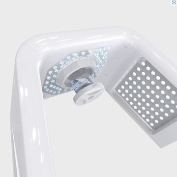 Urządzenie LED do twarzy 7-kolorowe światło LED, zapobiegające starzeniu, ekran dotykowy, białe