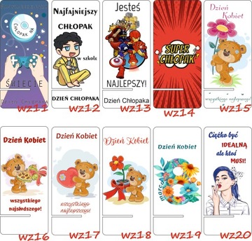 Stojak na telefon DZIEŃ Kobiet uchwyt smartfon prezent dla dziewczyn