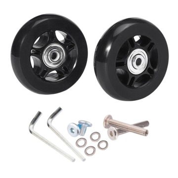 КОЛЕСА ДЛЯ ЗАМЕНЫ БАГАЖА ЧЕМОДАНА КОЛЕСА ЗВУКОВЫЕ РЕЗИНОВЫЕ КОЛЕСА