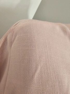 New Look bluzka koszula różowa krótka na guziki gładka 44