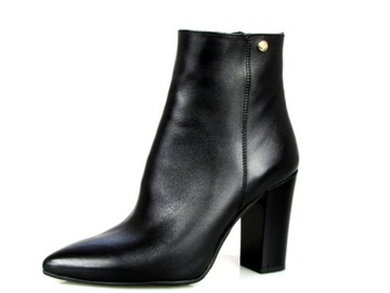 БОТИНКИ 9см НАТУРАЛЬНАЯ КОЖА (467) 39