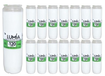 LUMIA Wkład Olejowy do zniczy 340 g 120h ZESTAW 15