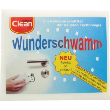 Magiczna gąbka 2 szt. Clean 14x6x3cm Germany