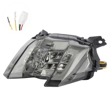 Мотоциклетный светодиодный задний фонарь с дымчатыми линзами, высокая яркость