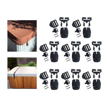 Klipsy do pokrywy Spa Klips do pokrywy wanny Spa Wymień 8 szt