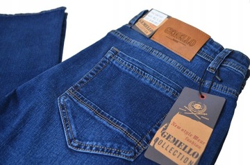 DUŻE DŁUGIE spodnie jeans pas 112-114cm W41 L34